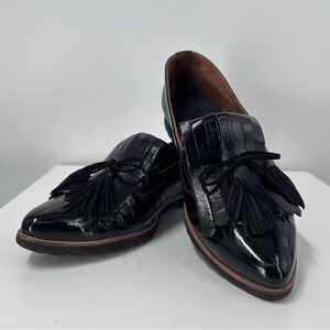 Paul Green Diana Kiltie Black Tassel Loafers